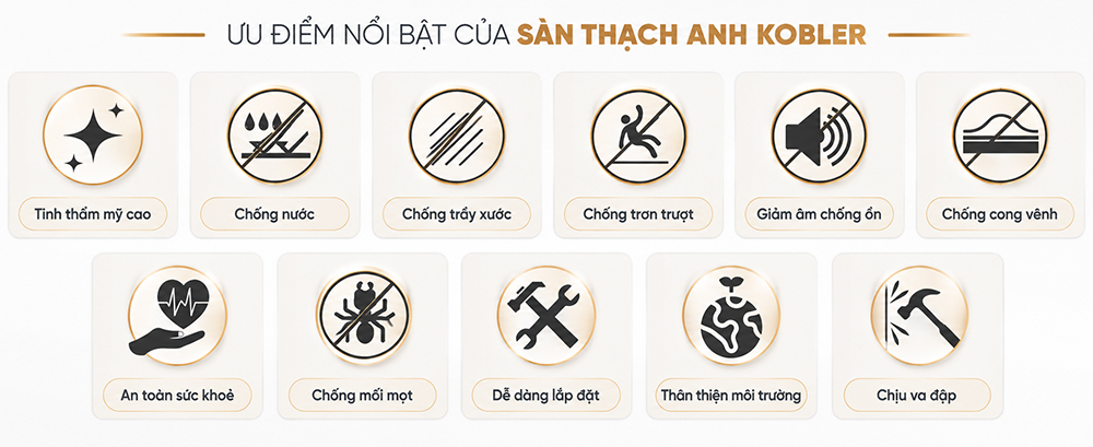 Ưu điểm sàn thạch anh