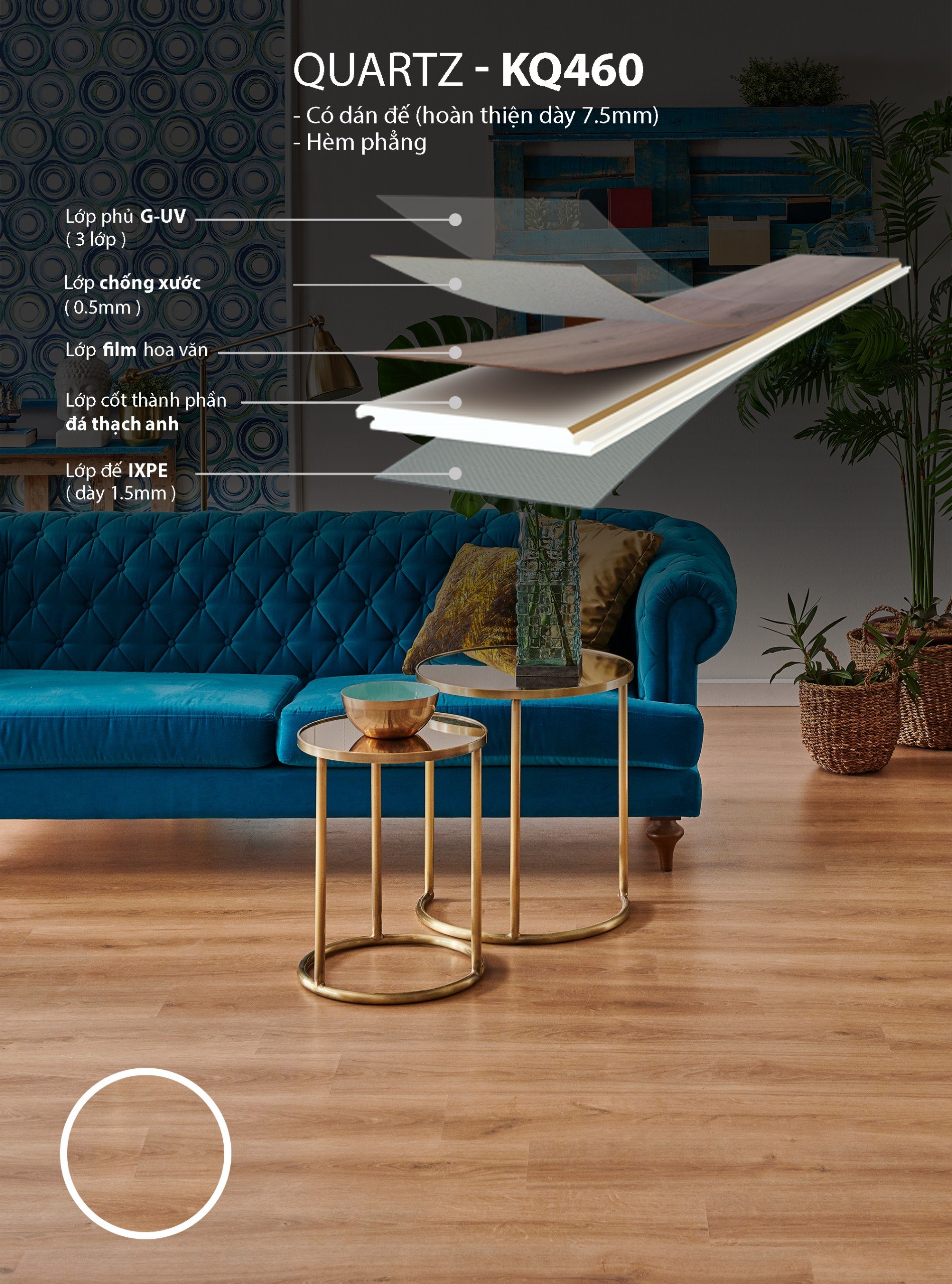 Sàn Thạch Anh Kobler Quartz KQ460