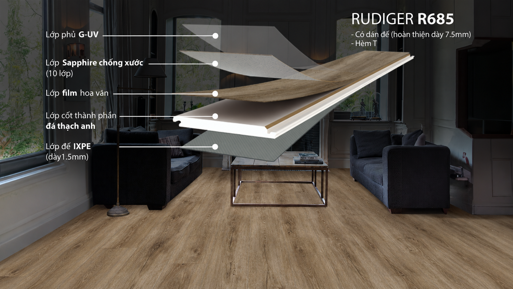 đặc điểm sàn R685